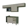 Cozinha Completa 8 Peças 8 Portas 100% MDF Aurora Espresso Móveis - 3