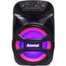 Caixa Som Amplificada Portátil Bluetooth 480W Rms Mp3 Fm Usb Led Bateria Tws Amvox Aca 480 Viper - 1