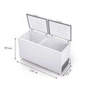 Ver imagem 6 de Freezer Horizontal Congelado 500l -20°c Gelopar Ghbs510 2 Tampas