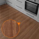 Ver imagem 6 de Kit 3 Adesivo Vinilico Piso Lavavel Madeira Cedro Escura 6m