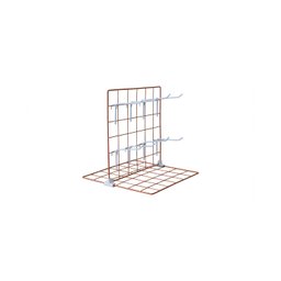 Expositor para Chaveiro e Bijuteria 0,30 X 0,30m com 8 Ganchos - Cor:rosé - 5