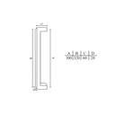 Ver imagem 2 de Puxador Duplo Df 992 Gold 300mm Italy Line