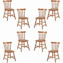 Ver imagem 1 de 8 Cadeiras Colonial Soft Estofada Mel