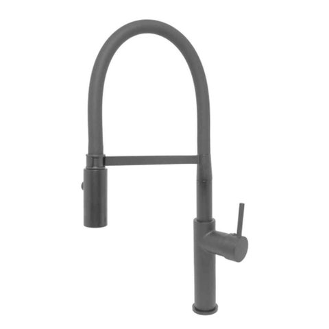 Torneira Monocomando Ferrara Preto Gourmet Cozinha Bancada Bica Alta (5 a 40MCA) - Pevilon