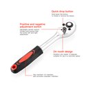 Ver imagem 3 de Kit Caixa 46 Pcs Chave Catraca Reversivel Jogo De Soquete Bit Allen Torx Philips Fenda Maleta de fer