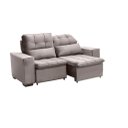 Ver imagem 3 de Sofá Retrátil e Reclinável 150 cm Classic Veludo Castor