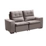 Sofá Retrátil e Reclinável 150 cm Classic Veludo Castor - 2