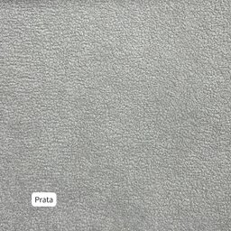 Poltrona Paris Giratória em Boucle Estofada Escritório Sala:prata - 1