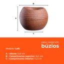 Ver imagem 3 de Vaso Redondo Búzios Café 13,5 Terrano