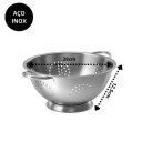Ver imagem 4 de Kit Cook Escorredor de Macarrão e Pegador de Massa Aço Inox