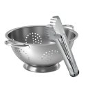 Ver imagem 1 de Kit Cook Escorredor de Macarrão e Pegador de Massa Aço Inox