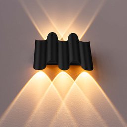 Arandela Schala Preta Facho Duplo 60° Led 5w 3000k Externo e Interno Opus St2958 - 7 Arandela Schala Preta Facho Duplo 60° Led 5w 3000k Externo e Interno Opus St2958 - 7