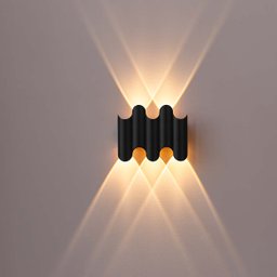 Arandela Schala Preta Facho Duplo 60° Led 5w 3000k Externo e Interno Opus St2958 - 5 Arandela Schala Preta Facho Duplo 60° Led 5w 3000k Externo e Interno Opus St2958 - 5