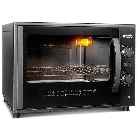 Forno Eletrico Moob 60l Black 127v