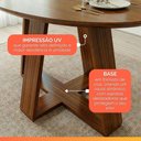 Ver imagem 4 de Mesa Sala de Jantar 1,80m Vick Madeirado Madeirado