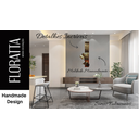 Ver imagem 3 de Decoração Escultura de Parede Abstrata em Aço Cor Dourada Exclusiva no Brasil Base em MDF  Para Sala