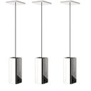 Ver imagem 6 de 3 Pendentes Industrial Inox Quadrado Moderno Luminária ELG