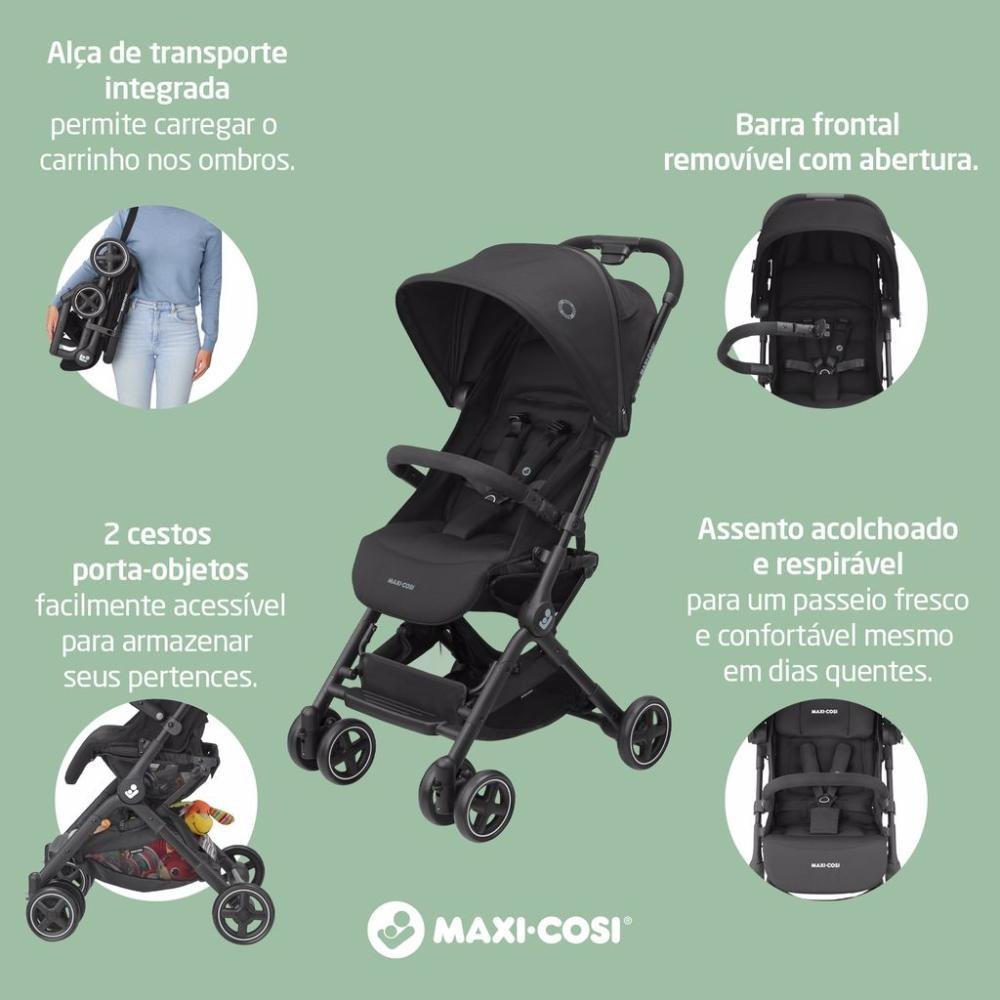 Carrinho de Bebê Lara² Maxi-Cosi Essential Graphite - 2