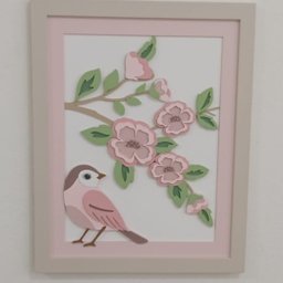 Quadro Coleção Bem-te-vi - QDBT-04 BH BABY KIDS - 1