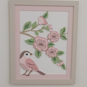 Quadro Coleção Bem-te-vi - QDBT-04 BH BABY KIDS