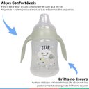 Ver imagem 2 de Copo Infantil Antivazamento Com Alça Brilhante Para Bebê 6m+ Bico de Silicone 250ml Neutro Lolly