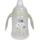 Ver imagem 5 de Copo Infantil Antivazamento Com Alça Brilhante Para Bebê 6m+ Bico de Silicone 250ml Neutro Lolly