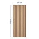 Ver imagem 4 de Porta Sanfonada de PVC 210cm x 60cm Pronta Bcf Bege