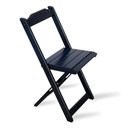 Ver imagem 3 de Jogo de Mesa para Area Gourmet com 4 Cadeiras Dobravel 70x70 Preto