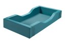 Ver imagem 3 de Cama Infantil Espumada Clara Premium Conforto Quarto Criança Proteção Moderna com Colchão Cor Verde