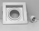 Ver imagem 3 de Kit Spot de Embutir Dicroica Quadrado Recuado Mr16 Branco Moon 1061055 9 Embutidos