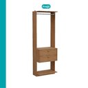 Ver imagem 3 de Closet Aberto 2 Gavetas Alasca Freijó Carraro