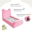 Ver imagem 4 de Cama Montessoriana para Criança Menina Confortável Soft com Colchão Rosa