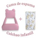 Ver imagem 2 de Cama Montessoriana para Criança Menina Confortável Soft com Colchão Rosa