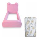 Ver imagem 3 de Cama Montessoriana para Criança Menina Confortável Soft com Colchão Rosa