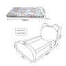Cama Montessoriana para Criança Menina Confortável Soft com Colchão Rosa - 5