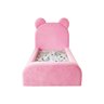 Cama Montessoriana para Criança Menina Confortável Soft com Colchão Rosa - 5
