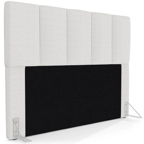 Cabeceira Cama Box Casal Queen 160cm Pérola W01 Linho Cinza - Mpozenato