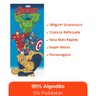 Toalha de Banho Infantil Vingadores Felpuda Algodão Praia Piscina Lepper - 7