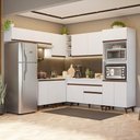 Ver imagem 1 de Armário de Cozinha Completa de Canto 472cm Branco Reims Madesa 01