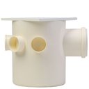 Ver imagem 2 de Caixa Sifão com Grelha Quadrada Branco 150x185x75 Nr 17 - 0916 - Krona