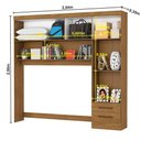 Ver imagem 5 de Guarda Roupa Casal Modulado 4 Portas Hercules 4 Portas 4 Gavetas Cinamomo