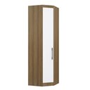 Ver imagem 1 de Guarda Roupa Dormitório Modulado Paris Módulo Canto Diagonal - Luciane 330:Avelã e Branco