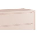 Ver imagem 4 de Cômoda Gaveteiro Théo New Rosa Fosco com Madeira - Reller