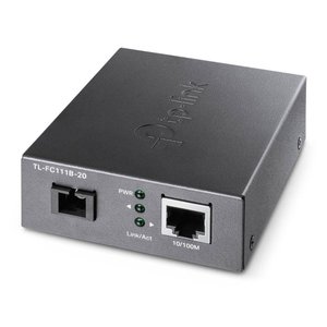 Conversor de Mídia Wdm de 10-100 Mbps Tl-fc111b-20 Smb
