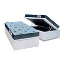 Ver imagem 1 de Cama Box Baú Solteiro: Colchão Espuma D45 Orthoflex Comfortpedic Line + Base CRC Courano White(