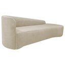 Ver imagem 4 de Kit Sofá Curvo França 250cm Ld. e Poltrona Luiza Max Conforto, Elegância e Design Moderno Linho