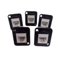 Ver imagem 4 de Emenda Rj45 para Painel Cat 5/6 Rede Ethernet Kit 4 Peças