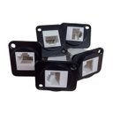 Ver imagem 1 de Emenda Rj45 para Painel Cat 5/6 Rede Ethernet Kit 4 Peças
