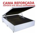 Ver imagem 2 de Box Bau Casal Corino Branco 1,38 X 1,88 Pistão a Gás
