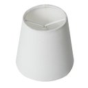 Ver imagem 2 de Cúpula Clássica Cônica Luminária 11x8x11cm Tecido Algodão Ref 01